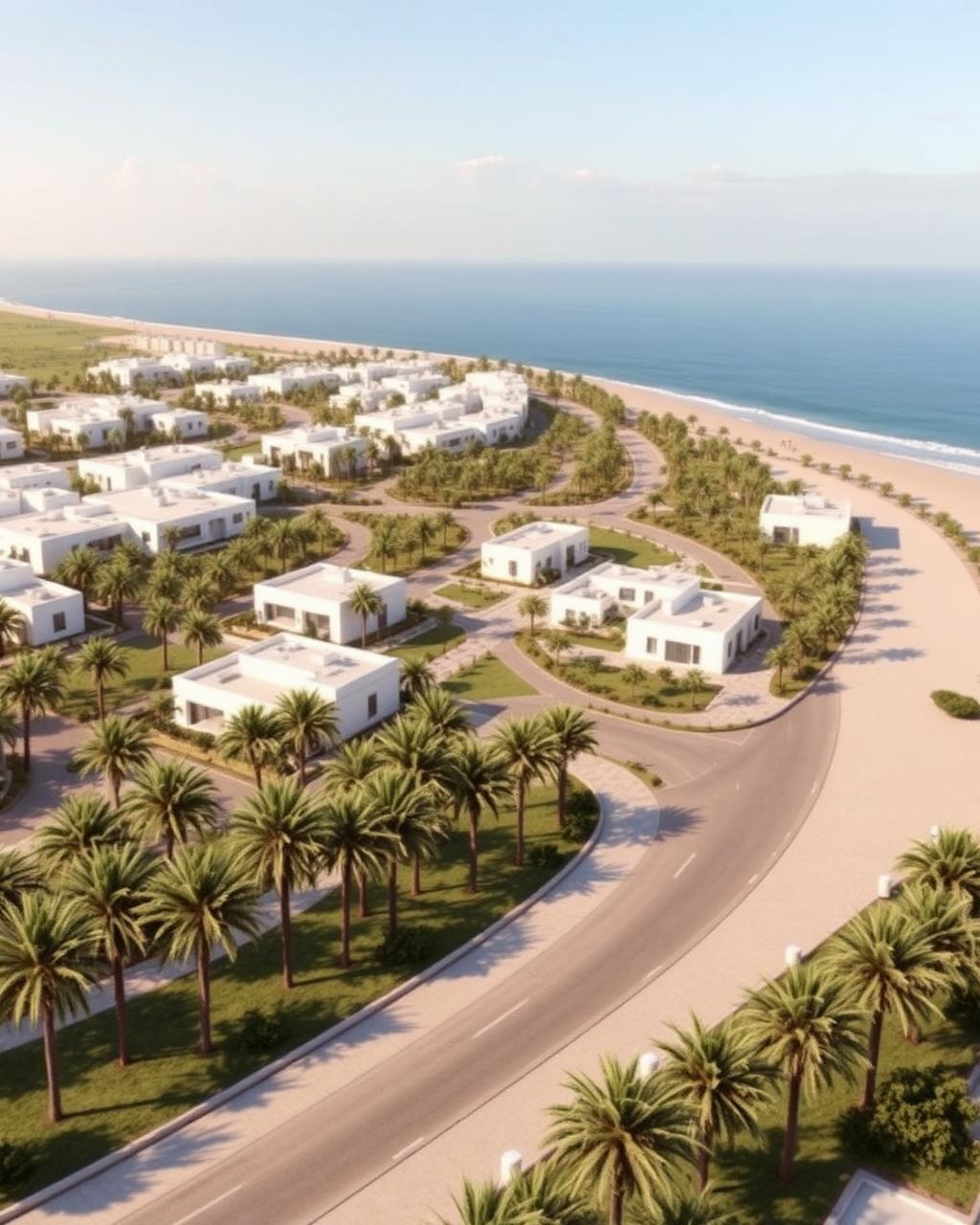 Architectural vision of Berbera's coastal city